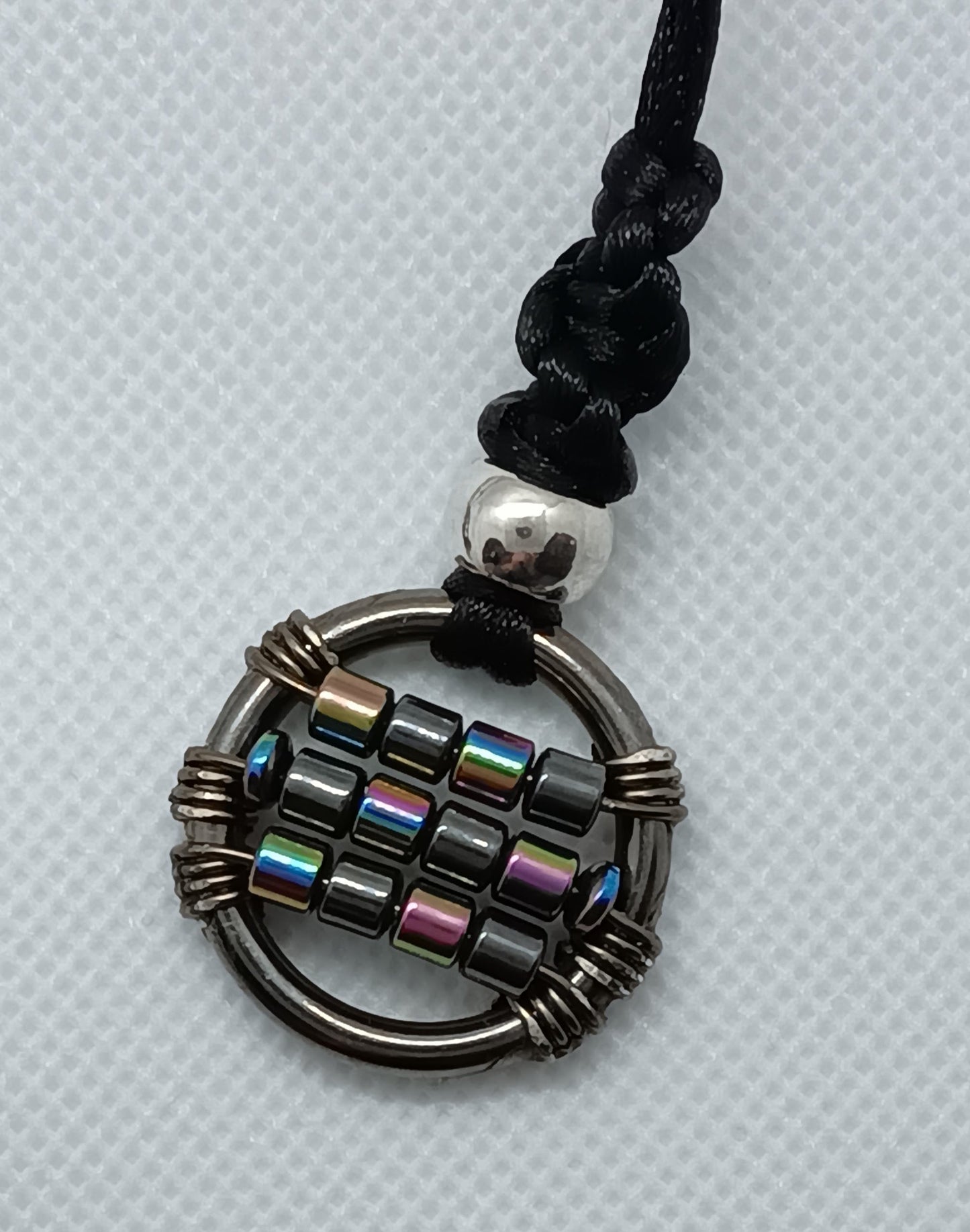 All Hematite MINI Fidget Pendant