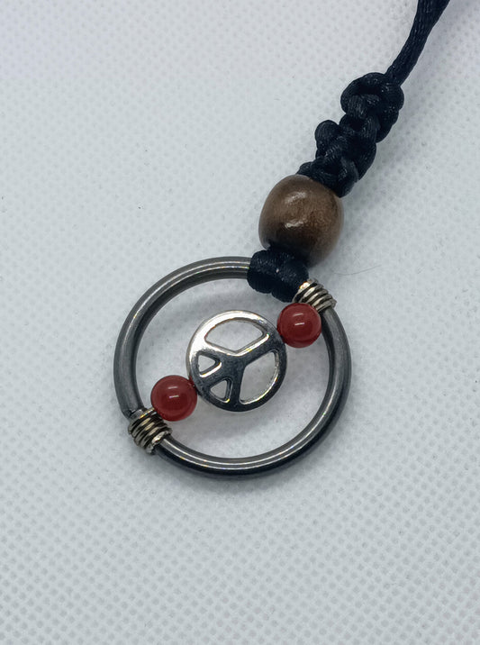 Peace Spinner Fidget Pendant