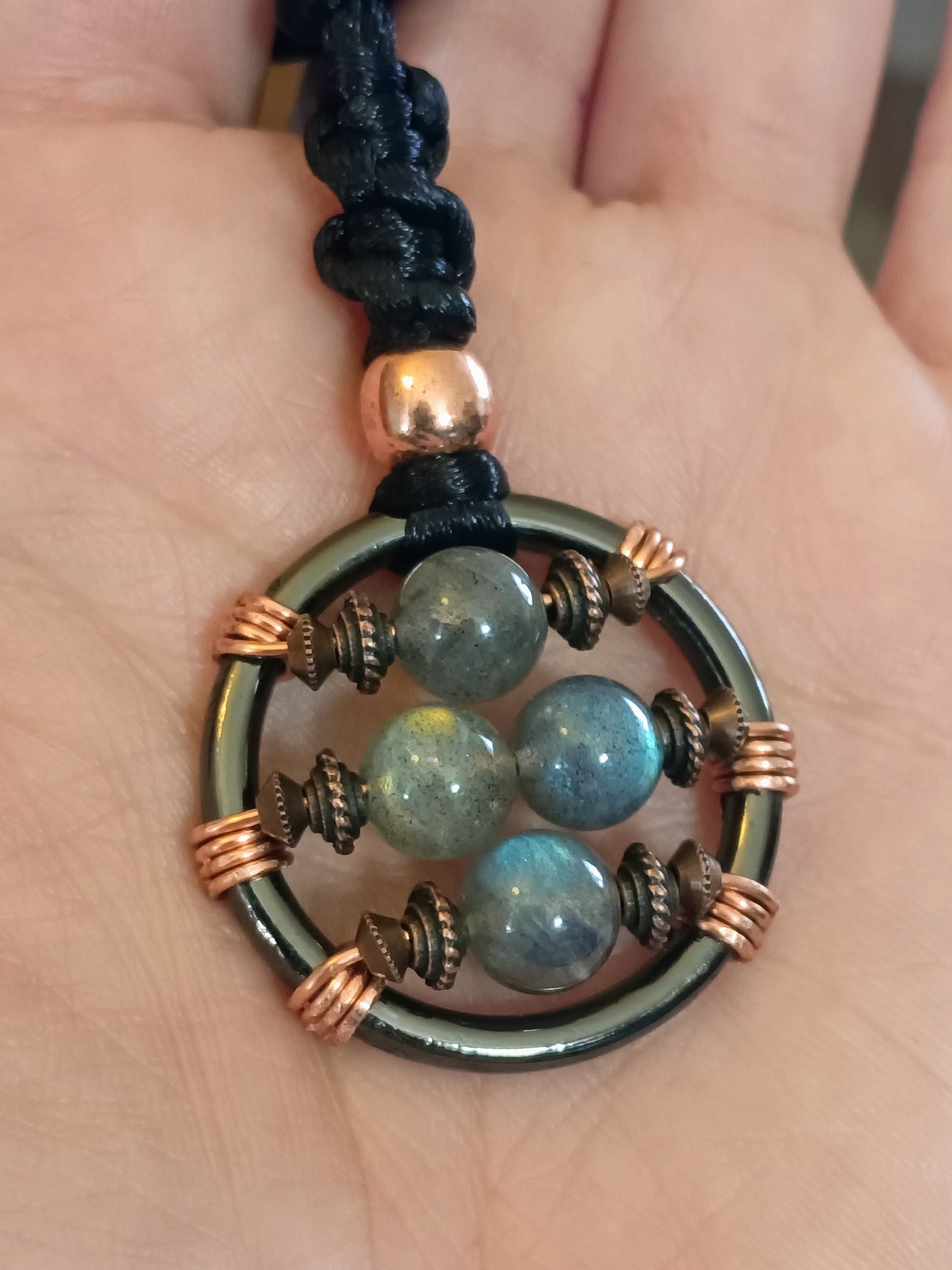 Labradorite Copper Kite Fidget