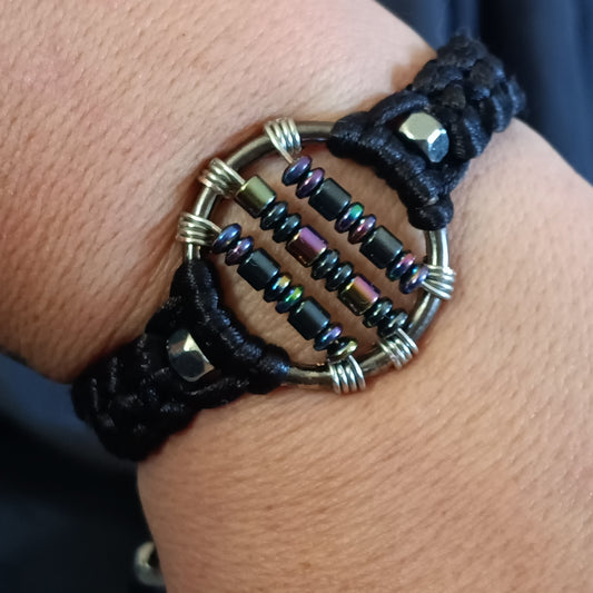 All Hematite Fidget Bracelet