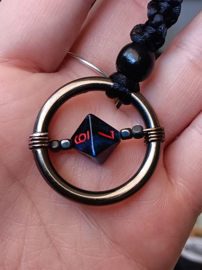 NEW! Dice Spinner Pendant