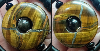 NEW ITEM!! Tiger's Eye Worry Stone Spinner Fidget