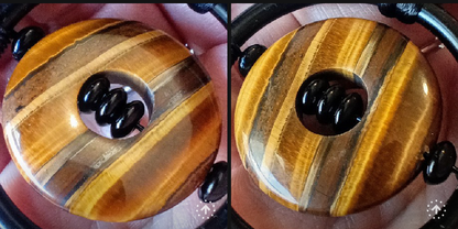 NEW ITEM!! Tiger's Eye Worry Stone Spinner Fidget